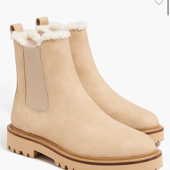 Jcrew Women's Tan Chelsea Boots 8-8.5 - Picture 1 of 8